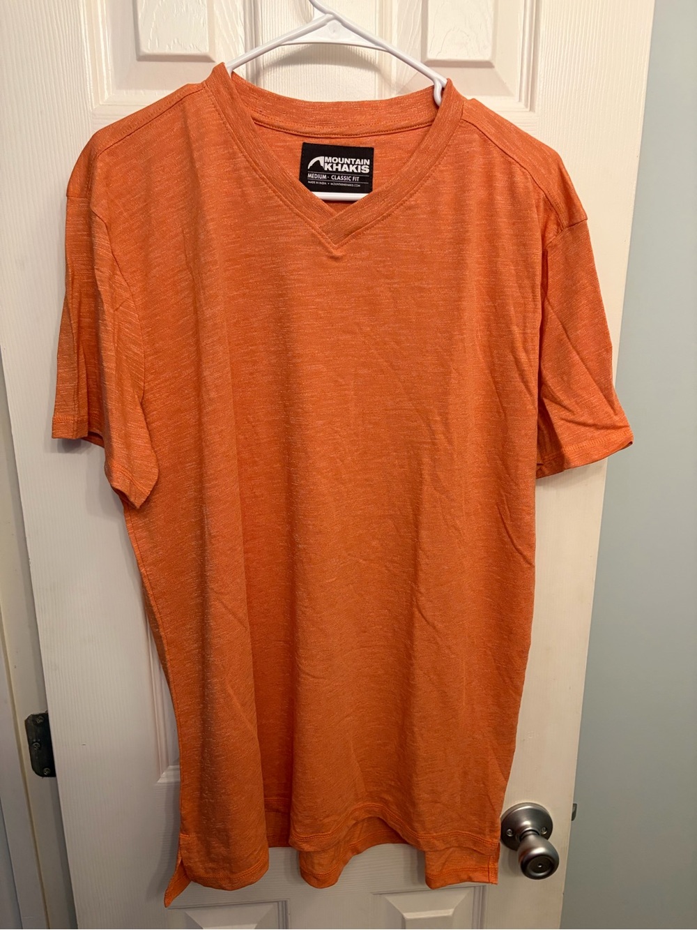 Mountain Khakis Orange Short-Sleeve V-Neck Tee
